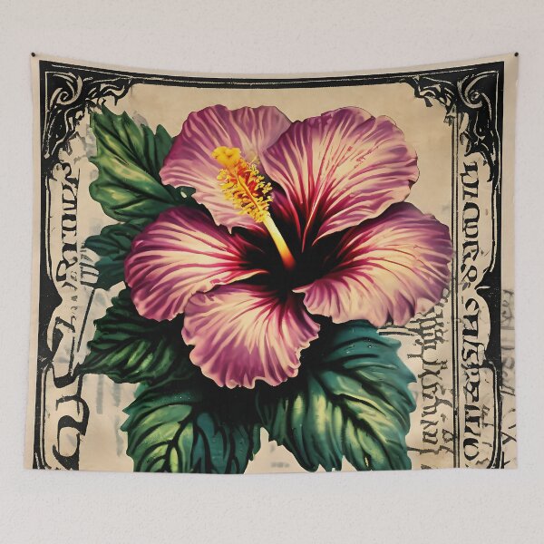 Item preview, The Classic Hibiscus Stamp designed and sold by Vintagestamps.