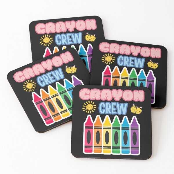 Item preview, Crayon Crew Fun and Colorful School Art Teacher Gift designed and sold by Pixie-agenca.