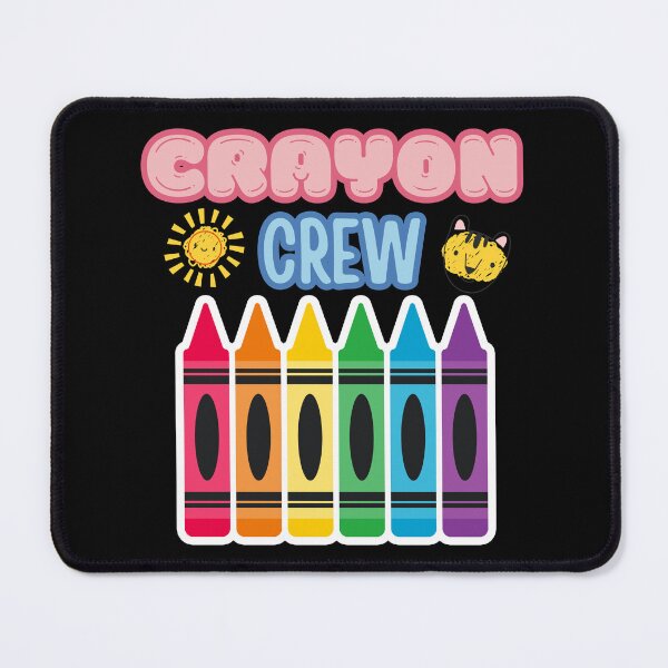 Item preview, Crayon Crew Fun and Colorful School Art Teacher Gift designed and sold by Pixie-agenca.