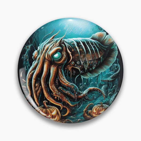 Item preview, Monstrous Cuttlefish Lurks in the Depths designed and sold by EcoArtShop.