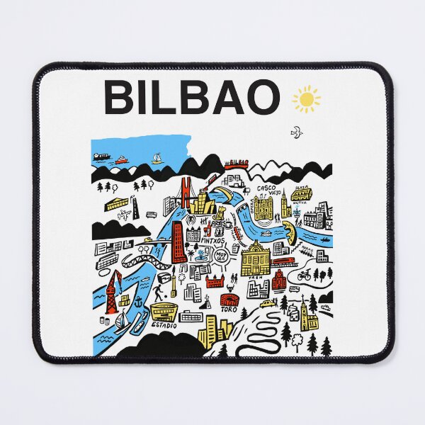 Item preview, Bilbao City, Spain designed and sold by Traveldrawings.