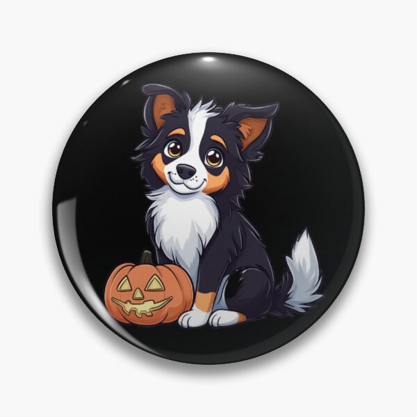 Item preview, Border Collie with a Pumpkin Drawing. designed and sold by Kyumi12.