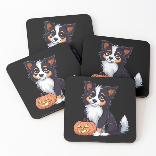 Item preview, Border Collie with a Pumpkin Drawing. designed and sold by Kyumi12.