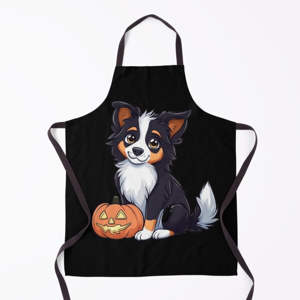 Item preview, Border Collie with a Pumpkin Drawing. designed and sold by Kyumi12.