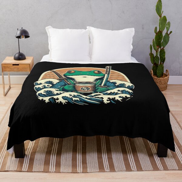Item preview, Vintage Japanese Frog Samurai Rmen Coffee Funny  designed and sold by Yonshop.