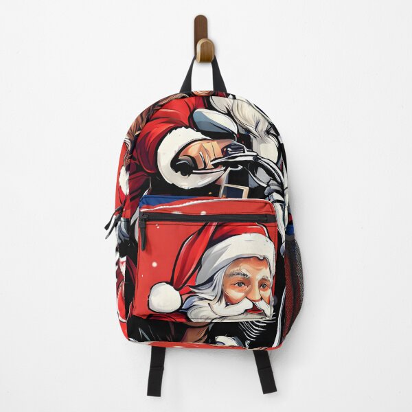 Item preview, Happy New year! Santa Claus and Snow Maiden on a motorcycle, red designed and sold by orthodox-icon.
