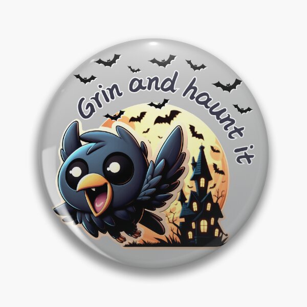 Item preview, Grin and Haunt It: Playful Crow Halloween Design designed and sold by Dantin.