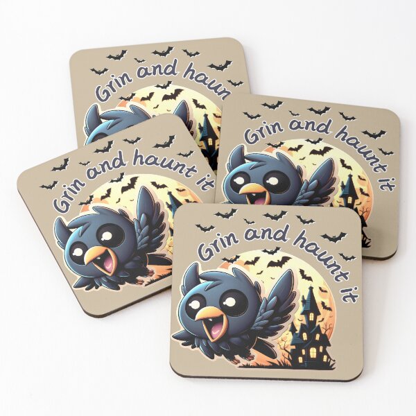 Item preview, Grin and Haunt It: Playful Crow Halloween Design designed and sold by Dantin.