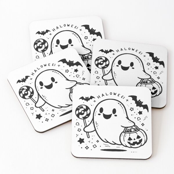Item preview, Halloween Cute Ghosts Unite designed and sold by Thai Vibe Studio.