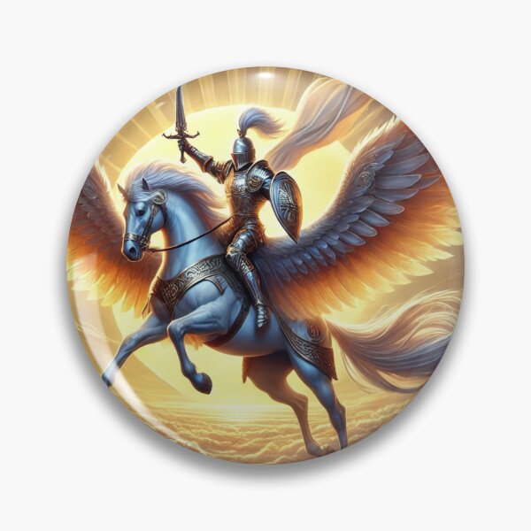 Item preview, The Sky's Guardian: A Knight's Flight on the Majestic Pegasus designed and sold by aunins7.