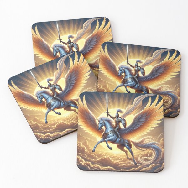 Item preview, The Sky's Guardian: A Knight's Flight on the Majestic Pegasus designed and sold by aunins7.