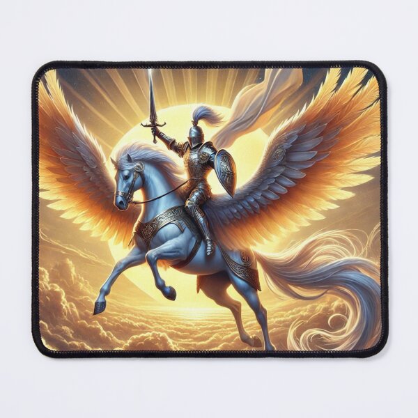 Item preview, The Sky's Guardian: A Knight's Flight on the Majestic Pegasus designed and sold by aunins7.