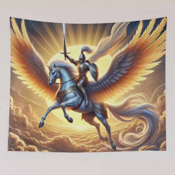 Item preview, The Sky's Guardian: A Knight's Flight on the Majestic Pegasus designed and sold by aunins7.