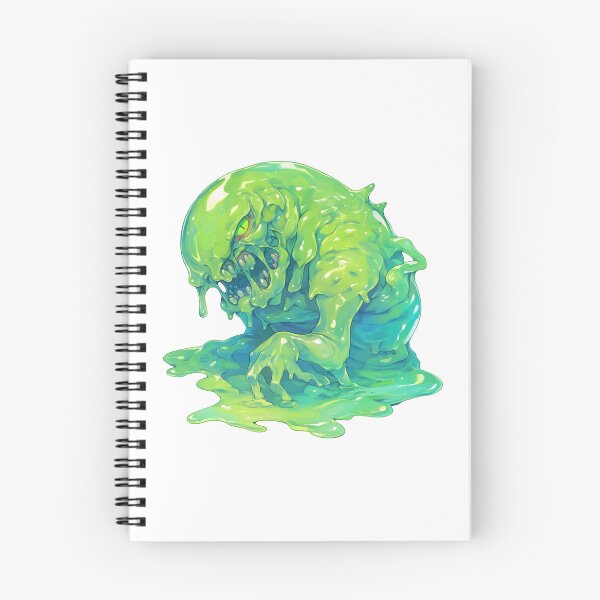 Item preview, Scheming Green Dungeon Slime designed and sold by BadOmenStickers.