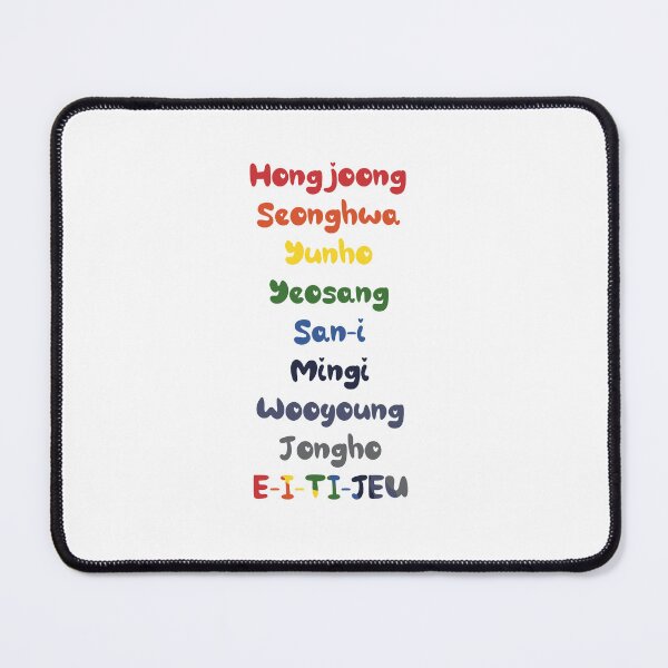 Item preview, ATEEZ names fan chant designed and sold by star1117design.