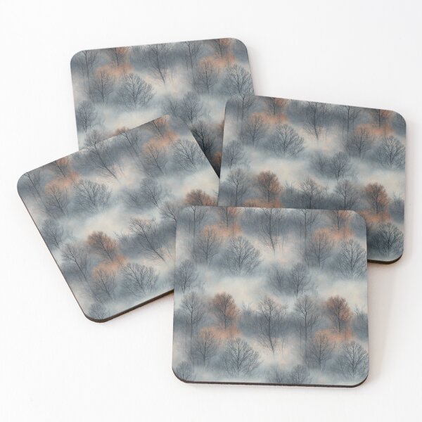 Item preview, Forest Shrouded in Autumn Mist designed and sold by MidArtForge.