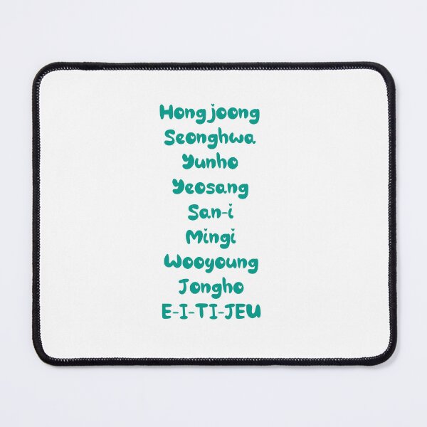 Item preview, ATEEZ names fan chant designed and sold by star1117design.
