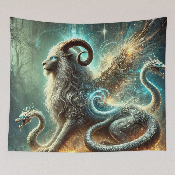Item preview, The Majestic Chimera: A Mythical Beast of Power and Mystery designed and sold by aunins7.