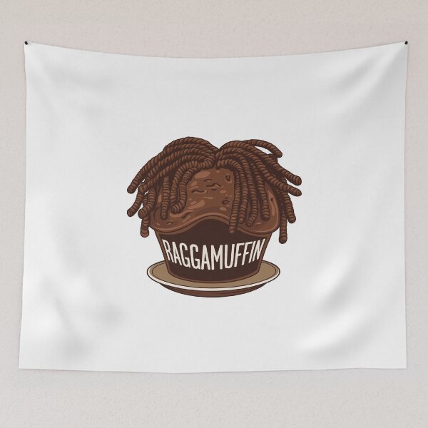 Item preview, Hilarious Reggae artwork – Raggamuffin Chocolate Muffin designed and sold by paulo silveira.