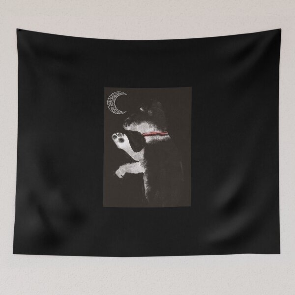 Item preview, Black and white cat illustration  designed and sold by Kobemyers.