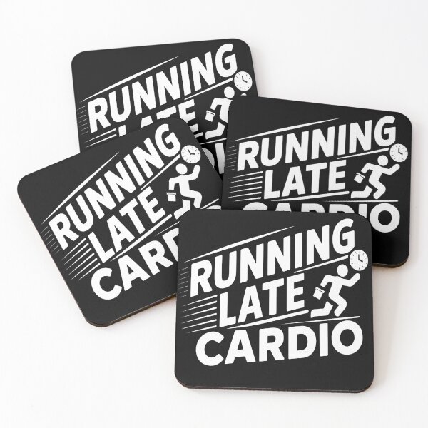 Item preview, Running Late is My Cardio designed and sold by Thompika.