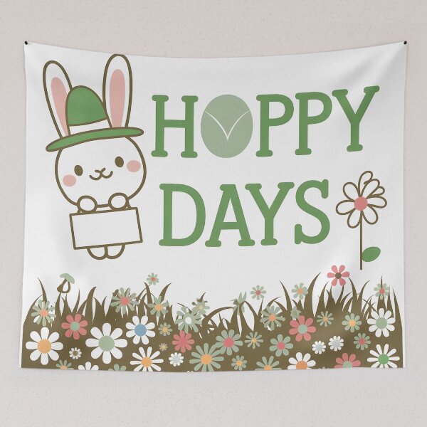 Item preview, Hoppy Days : Blooming Bunny Joy designed and sold by Susacha.