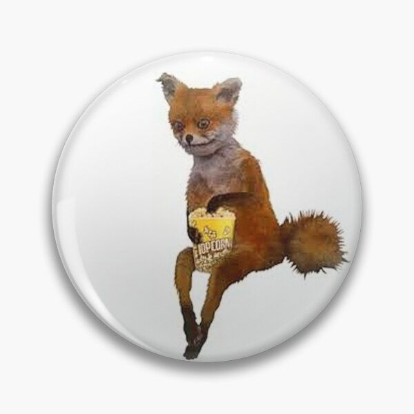 Artikelvorschau, Fox and Popcorn - Popcorn-Meme - Perfekt für Filmliebhaber und Snack-Enthusiasten entworfen und verkauft von Earth Nature Creations.