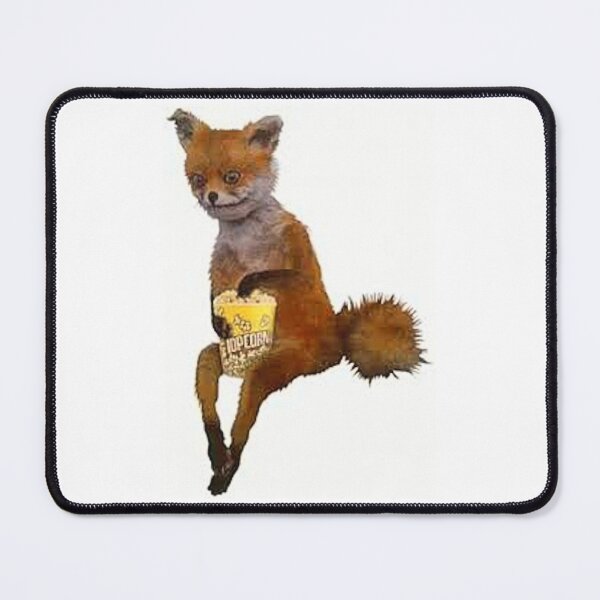 Item preview, Fox and Popcorn - Popcorn Meme - Perfect for Movie Lovers and Snack Enthusiasts designed and sold by Earth Nature Creations.