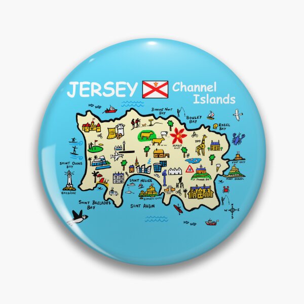 Item preview, Jersey, Channel Islands designed and sold by Traveldrawings.