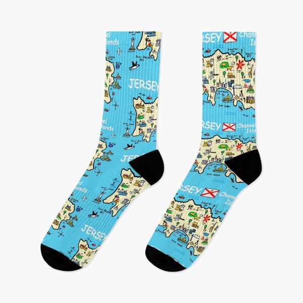 Item preview, Jersey, Channel Islands designed and sold by Traveldrawings.