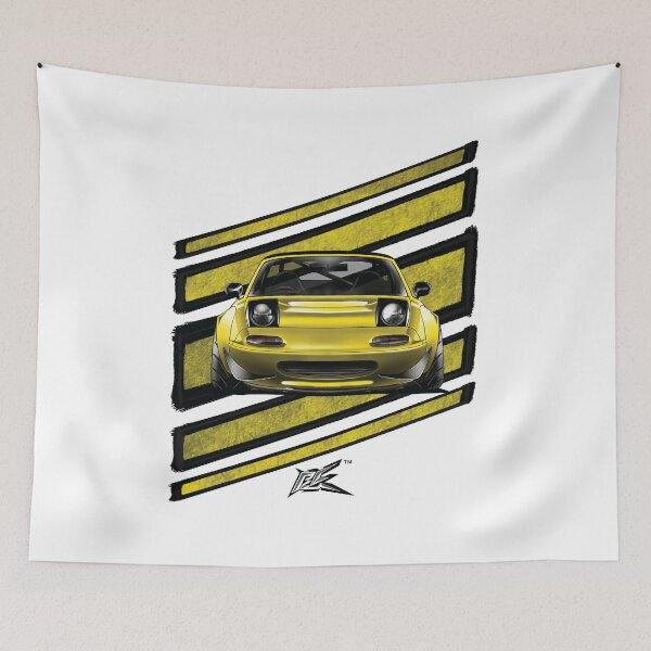 Item preview, mazda miata na first gen yellow  designed and sold by NaquashM.