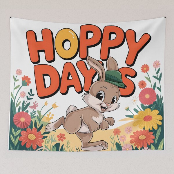 Item preview, Hoppy Days : Blooming Bunny Joy designed and sold by Susacha.