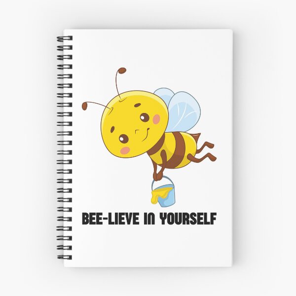 Item preview, Sweet little bee with the phrase: "Believe in yourself" designed and sold by mysummerland.