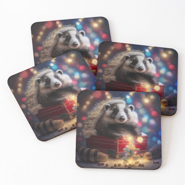 Item preview, christmas eve badger  designed and sold by zozzykid.