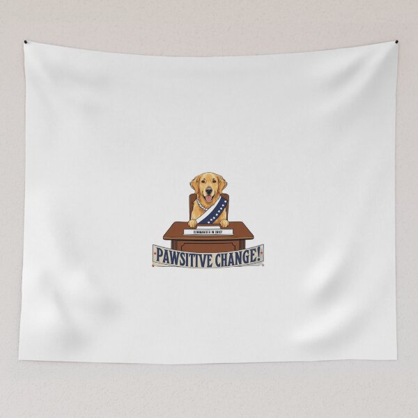 Item preview, Funny Political Parody – Dog for President  designed and sold by StellarPath.