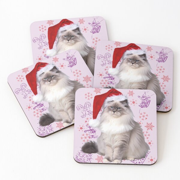 Item preview, Majestic Mittens: Ragdoll Cat Tree Decor designed and sold by purrfect pattern.