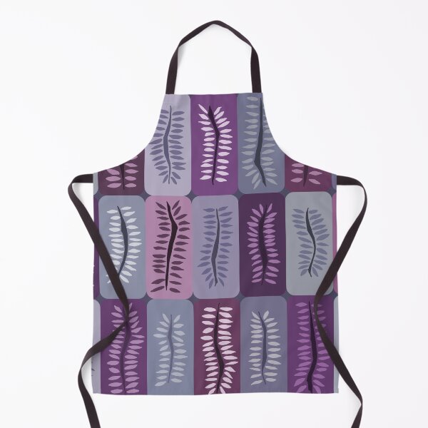 Item preview, Lavender and Purple Hand Drawn Ferns Pattern designed and sold by schorrnuff.
