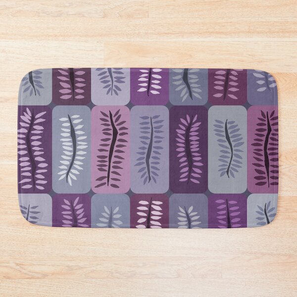 Item preview, Lavender and Purple Hand Drawn Ferns Pattern designed and sold by schorrnuff.
