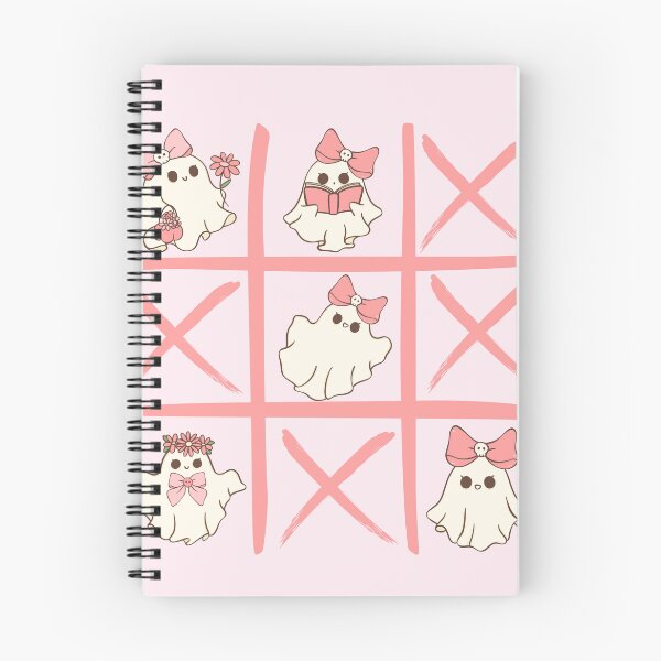 Item preview, Cute Pink Ghost Tic Tac Toe Game designed and sold by KolorellaS.