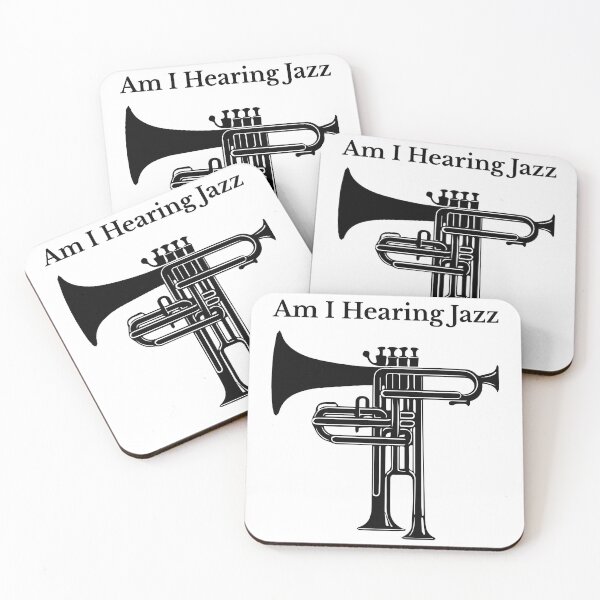 Item preview, Am I Hearing Jazz - Abstract Trumpet Art designed and sold by -DEEWOLF-.