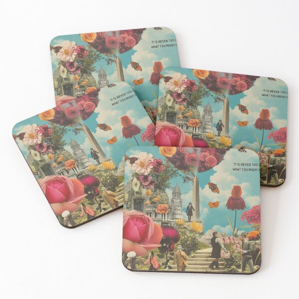 Item preview, It's Never To Late, George Eliot Quote designed and sold by Vintage Hoopla.