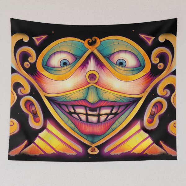 Item preview, Vibrant Mask of Madness designed and sold by artiom1q2w.