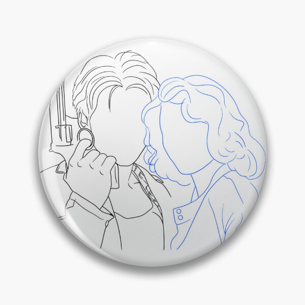 Item preview, Heathers OUR LOVE IS GOD Veronica & JD line art designed and sold by EmiliaMoscovich.