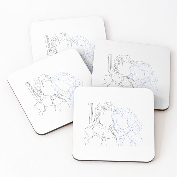 Item preview, Heathers OUR LOVE IS GOD Veronica & JD line art designed and sold by EmiliaMoscovich.