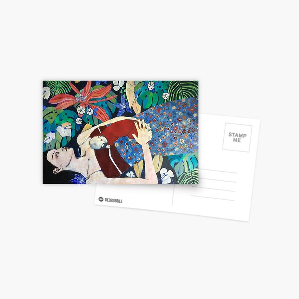 Maman and baby Postcard