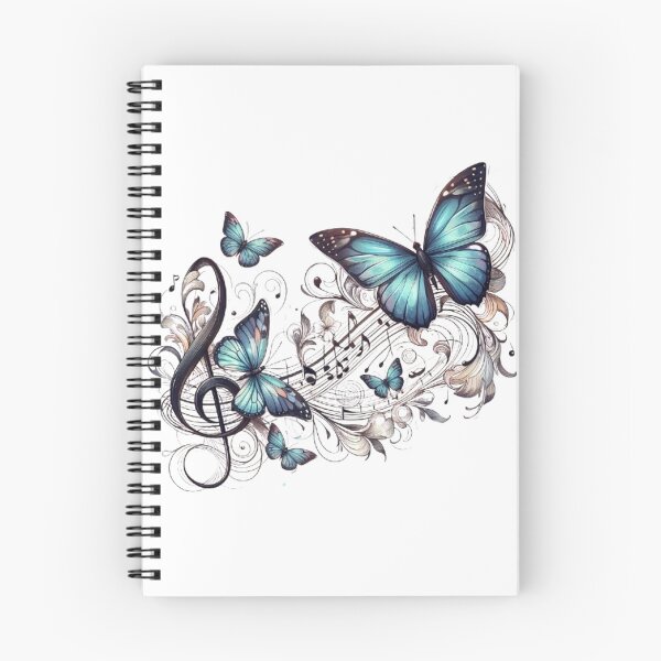 Item preview, Butterflies and Notes in Harmony designed and sold by CHRIST5000.