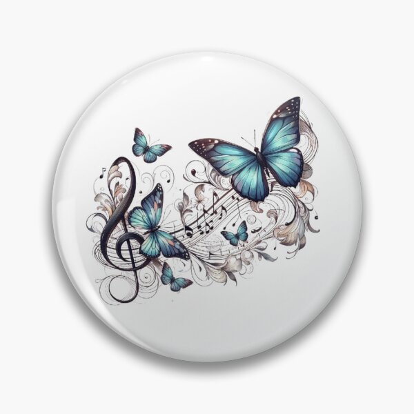 Item preview, Butterflies and Notes in Harmony designed and sold by CHRIST5000.