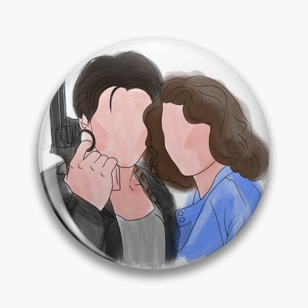 Item preview, Heathers OUR LOVE IS GOD Veronica & JD line art & watercolour (BRIGHTER) designed and sold by EmiliaMoscovich.