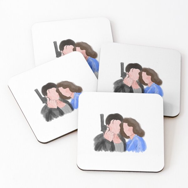 Item preview, Heathers OUR LOVE IS GOD Veronica & JD line art & watercolour (BRIGHTER) designed and sold by EmiliaMoscovich.
