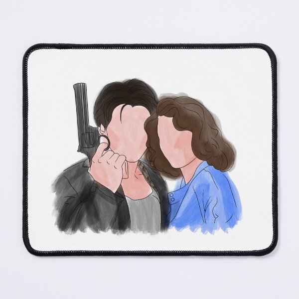 Item preview, Heathers OUR LOVE IS GOD Veronica & JD line art & watercolour (BRIGHTER) designed and sold by EmiliaMoscovich.